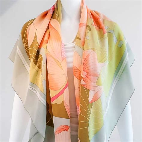 hermes scarf 2024|hermes mousseline scarf.